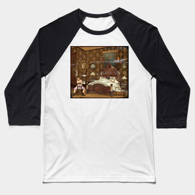 Victorian Tablet Baseball T-Shirt by PrivateVices